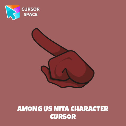 Among Us Nita Character cursor arrow cursor